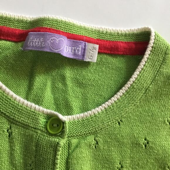 Little Bird green apple cardigan - Picture 4 of 4